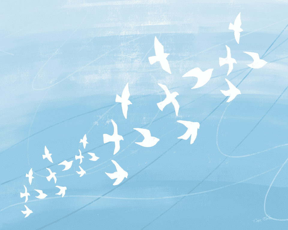 Serenity in Blue